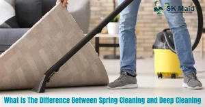 difference between spring cleaning and deep cleaning